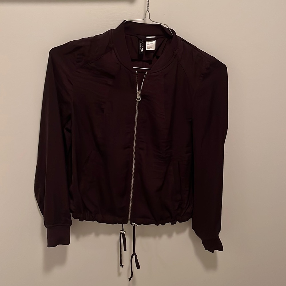 Plum zip jacket